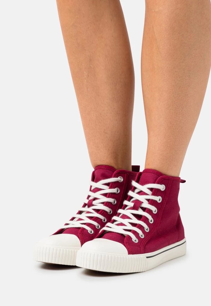 Basket ANNA FIELD Anna Field High-top Trainers Rouge Femme | BXR-1871781